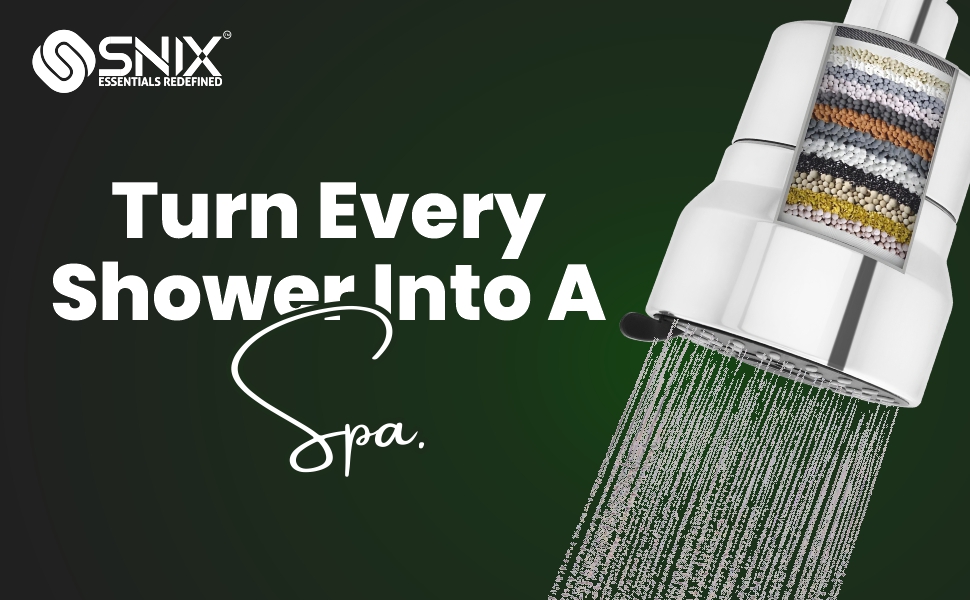 Chlorine removal shower filter